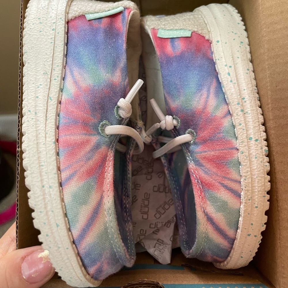 Hey Dude toddler shoes.